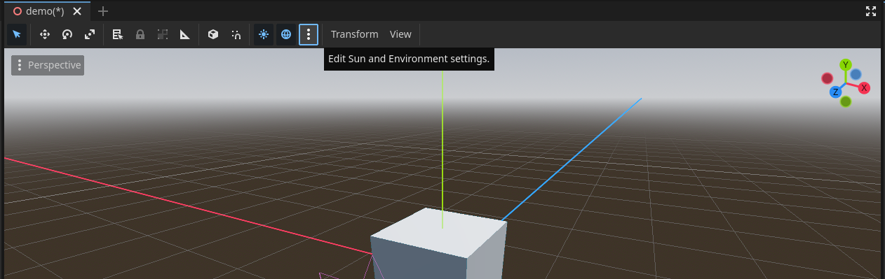 environment settings