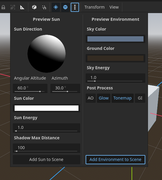 environment settings 2